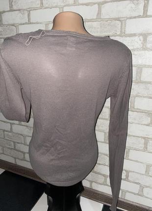Легкая кофточка  мокко ,серого цвета vila clothes6 фото