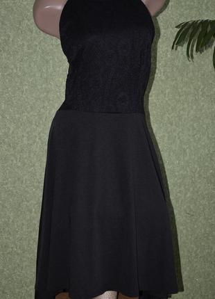 Шикарное черное   вечернее платье с ассимитричным низом