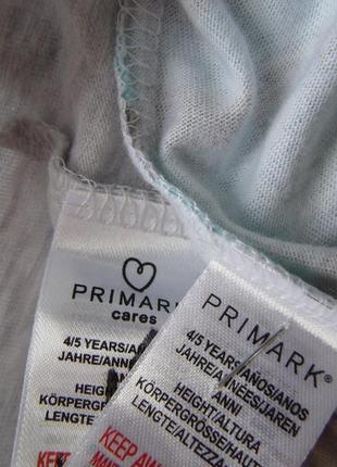 Набор 2 ед. пижамные шорты primark 4-5 лет 110 см 2