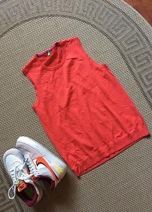 Майка жилетка джемпер безрукавка benetton