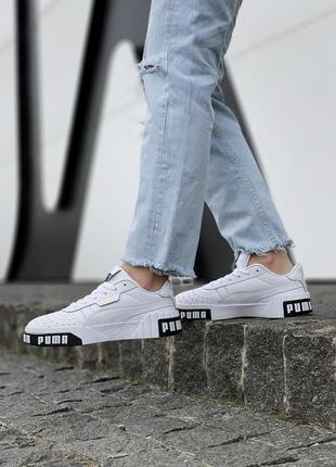 Жіночі кросівки puma cali white/black