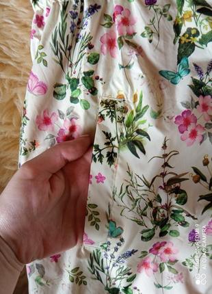 Шикарна весняна курточка квітковий принт (вітровка)🌱🌸8 фото
