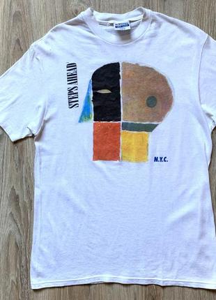 Мужская винтажная хлопковая коллекционная футболка hanes