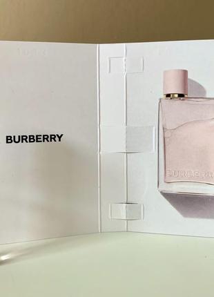 Burberry her парфюмированная вода пробник2 фото