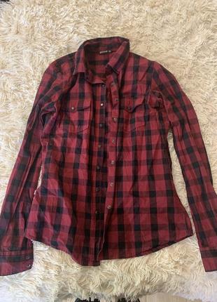 Сорочка diverse в клітинку стильна модна класна