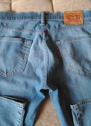 Джинсы levis 511 w32 l30 размер w32, унисекс3 фото