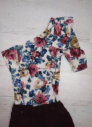 Роскошная блуза с цветочн.принтом stradivarius
