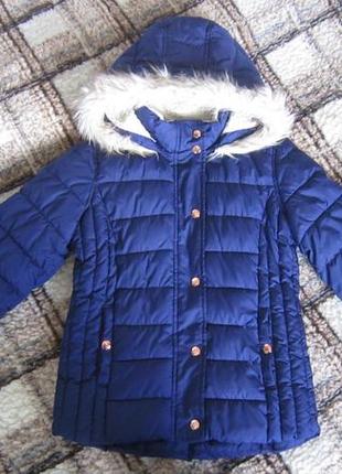 Для дівчинки куртка з капюшоном зима frost free oldnavy 10-12 років р. 134-140 см