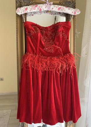 Червона сукня2 фото