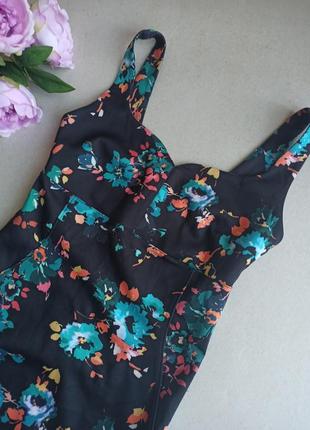 Платье в цветы bershka 2