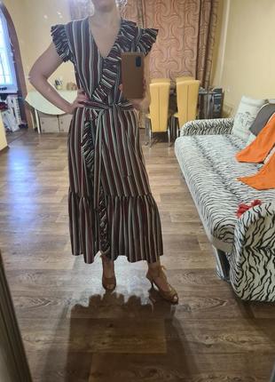 Оригинальное летнее платье на запах р.s/36/10/44