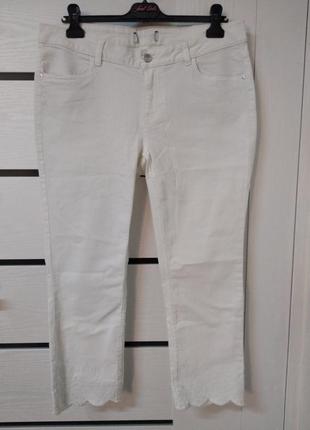 Качественные стрейч-джинсы с вышивкой, длина 7/8 от tchibo, размер 50-52 (44 евро)/1004096 фото