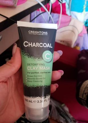 Маска для обличчя charcoal clay mask