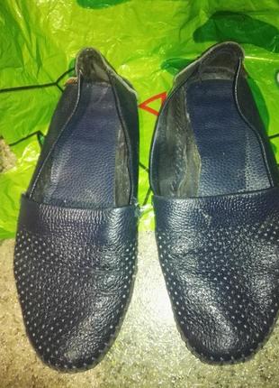 Слипоны кожа