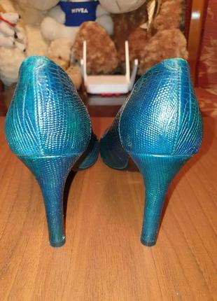 Туфлі жіночі зелені нарядні6 фото