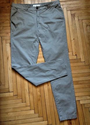 Классные брюки из хлопка . h&m.1 фото