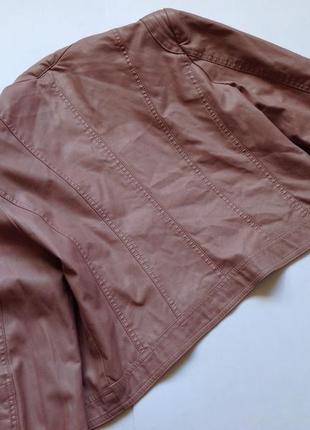 Ніжна куртка amisu кольору пудри3 фото
