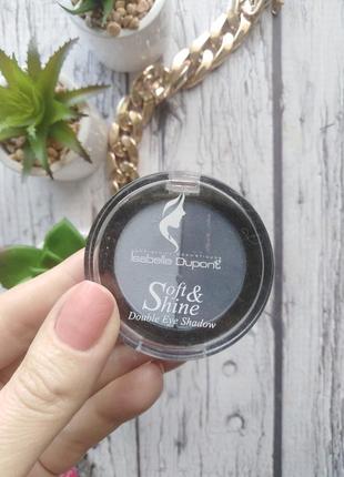 Тени для век isabelle dupont soft & shine double eye shadow тон de115 фото