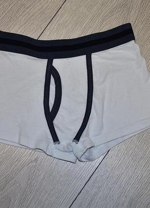 Белые трусы на мальчика на 5-6 лет marks&spenser