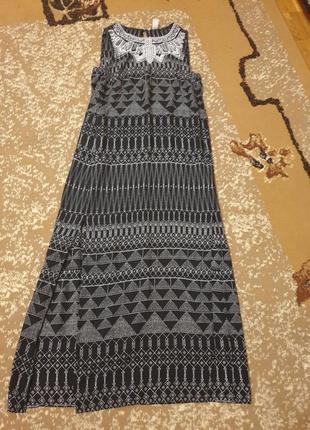 Шикарный воздушный сарафан платье ввшивка бисер5 фото