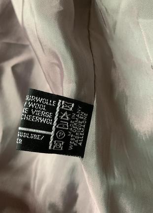 Удлиненный шерстяной  двубортный пиджак3 фото