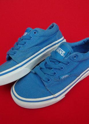 Кеди vans blue оригінал 26-27 розмір