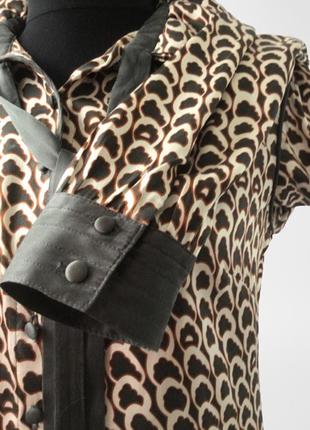 +красивая шелковая блуза by groth, дания8 фото