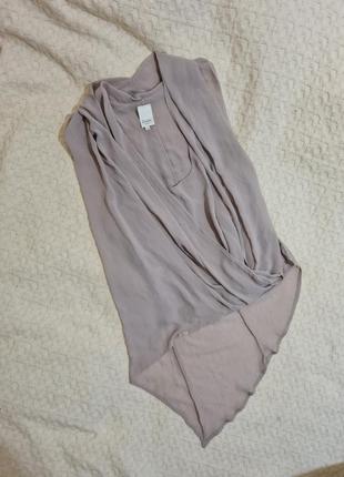 Блуза летняя асимметричная без рукавов, s2 фото