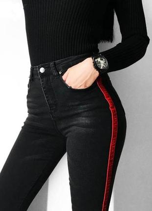 Черные джинсы скинни zara3 фото
