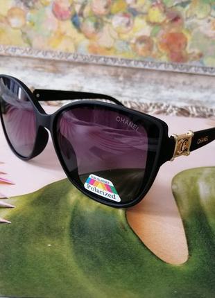 Стильные солнцезащитные женские матовые очки с поляризацией4 фото