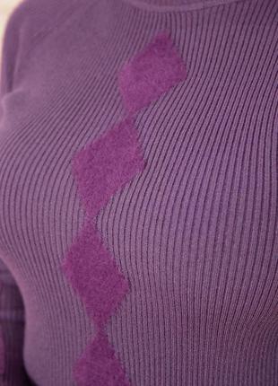 Водолазка женская цвет фиолетовый5 фото