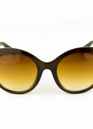 Жіночі сонцезахисні окуляри - коричневі1 фото
