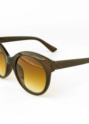 Жіночі сонцезахисні окуляри - коричневі3 фото
