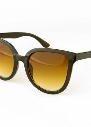 Солнцезащитные женские очки - коричневые2 фото