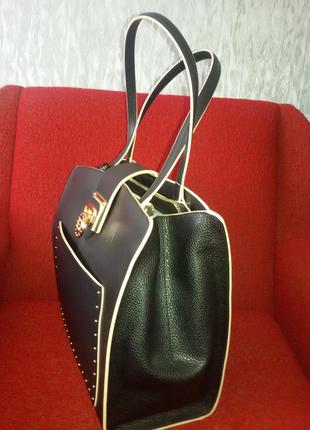 Черная сумка cromia nubia3 фото