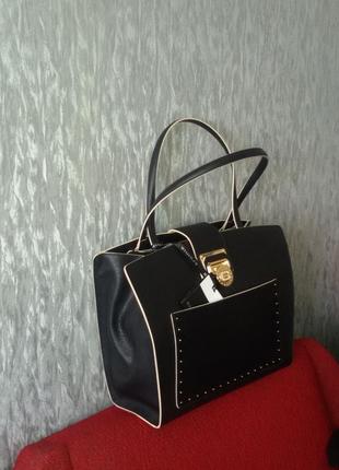 Черная сумка cromia nubia4 фото