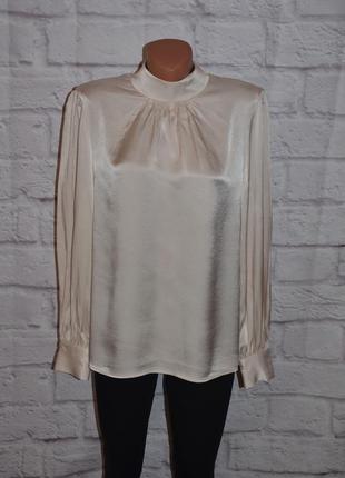 Блуза из плотного шифона с объемными рукавами "soya concept premium"1 фото
