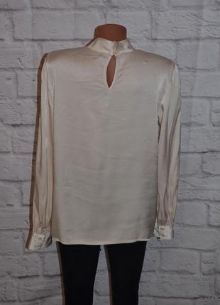 Блуза из плотного шифона с объемными рукавами "soya concept premium"3 фото