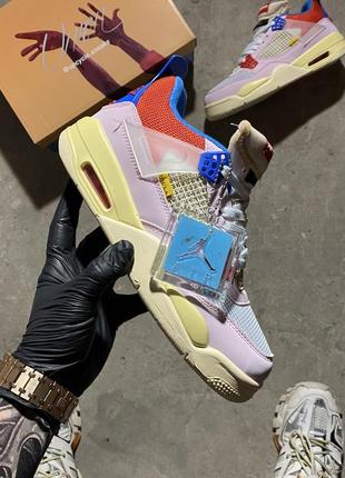 🔥 кросівки union - nike air jordan 4 retro sp guava ice.