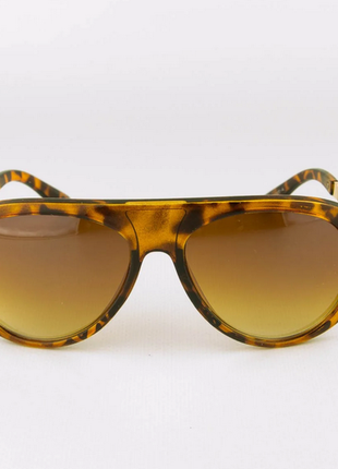 Стильные женские солнцезащитные очки - леопардовые3 фото