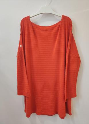 Яскрава кофта, блуза, реглан оранжевого кольору tom tailor2 фото