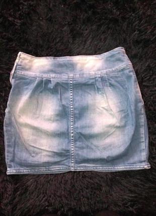 Классная джинсовая юбка фирменная юбочка джинс3 фото