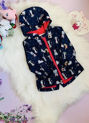 Ветровка на флисе matalan девочка 1-1.5 года