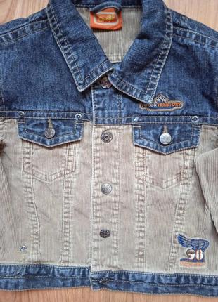 Куртка джинсова oberstoff ,зріст 110 см,5 років3 фото