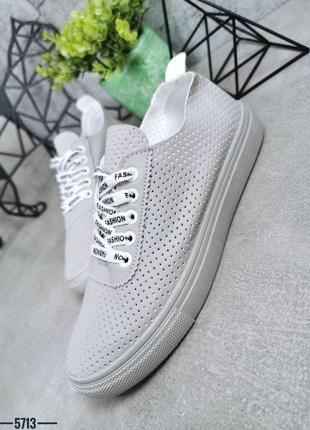 Лёгенькие и удобные кеды, 5 цветов, экокожа