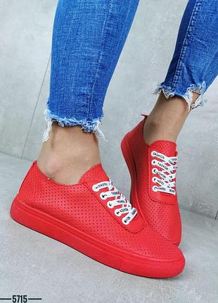 Лёгенькие и удобные кеды, 5 цветов, экокожа