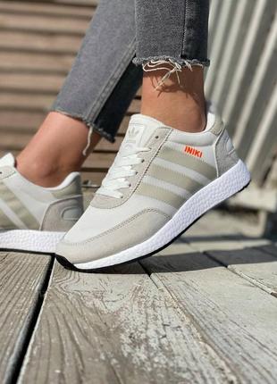 Adidas iniki gray женские кроссовки адидас иники серые (36-41)8 фото