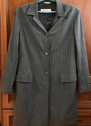 Пиджак max mara blazer удлинённый/пальто/тренч/полупальто/кардиган/блейзер)