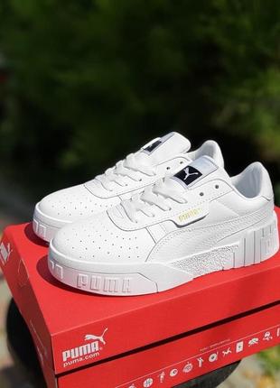 Кроссовки женские puma cali full white