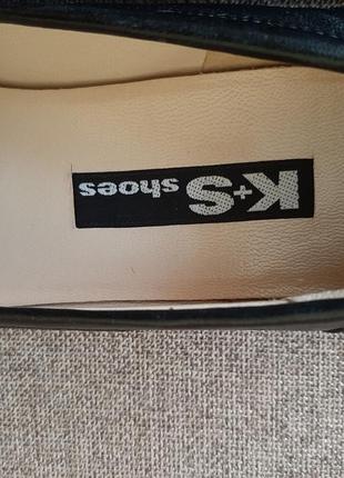 Лоферы, туфли, мокасины женские k+s objetos shoes из натуральной кожи4 фото